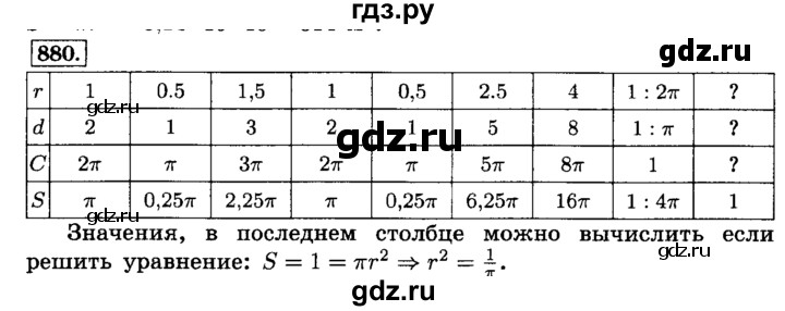 ГДЗ по математике 6 класс  Виленкин   учебник 2015. номер - 880 (887), Решебник №2