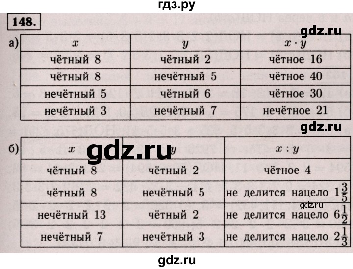 ГДЗ по математике 6 класс  Виленкин   учебник 2017 / часть 1. упражнение - 148 (144), Решебник 2017 №3