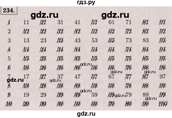 ГДЗ по математике 6 класс  Виленкин   учебник 2017 / часть 1. упражнение - 234 (229), Решебник 2017 №3
