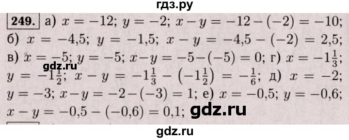 ГДЗ по математике 6 класс  Виленкин   учебник 2017 / часть 2. упражнение - 249 (1138), Решебник 2017 №3
