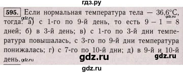 ГДЗ по математике 6 класс  Виленкин   учебник 2017 / часть 2. упражнение - 595 (1484), Решебник 2017 №3