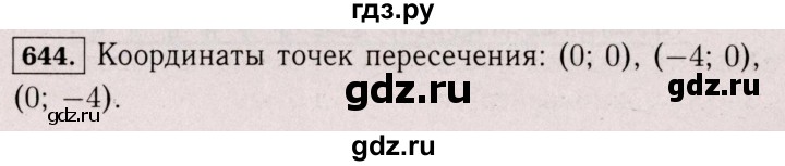ГДЗ по математике 6 класс  Виленкин   учебник 2017 / часть 2. упражнение - 644 (1533), Решебник 2017 №3