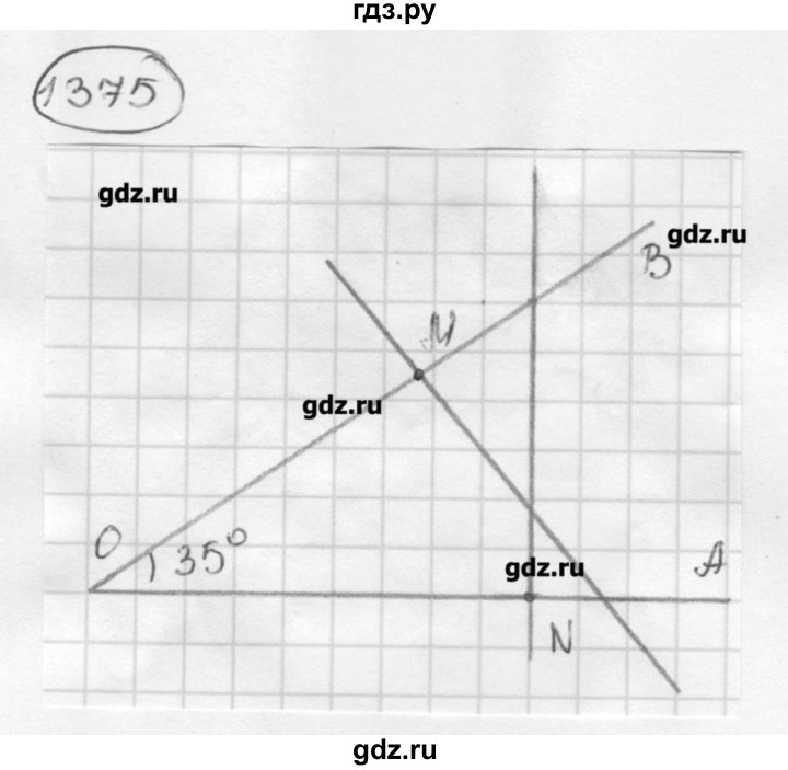 ГДЗ по математике 6 класс  Виленкин   учебник 2015. номер - 1375 (486), Решебник №3
