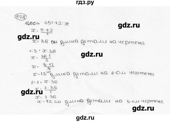 ГДЗ по математике 6 класс  Виленкин   учебник 2015. номер - 828 (834), Решебник №3