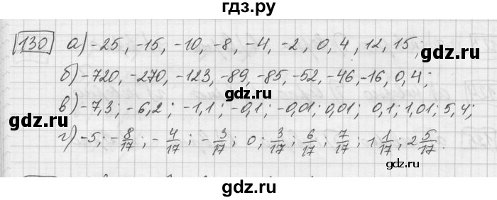ГДЗ по математике 6 класс Зубарева   номер - 130, Решебник