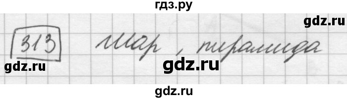 ГДЗ по математике 6 класс Зубарева   номер - 313, Решебник