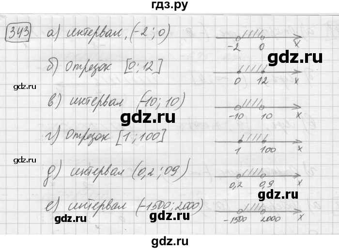 ГДЗ по математике 6 класс Зубарева   номер - 343, Решебник