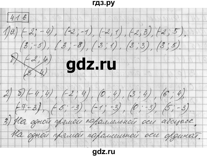 ГДЗ по математике 6 класс Зубарева   номер - 416, Решебник