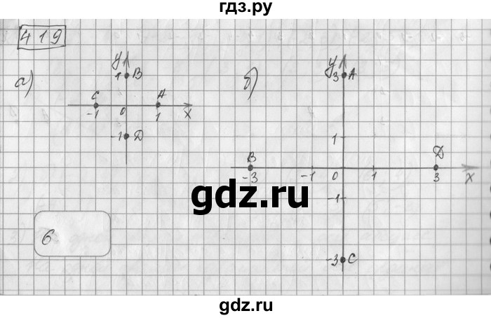 ГДЗ по математике 6 класс Зубарева   номер - 419, Решебник