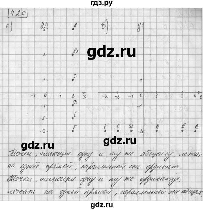 ГДЗ по математике 6 класс Зубарева   номер - 420, Решебник