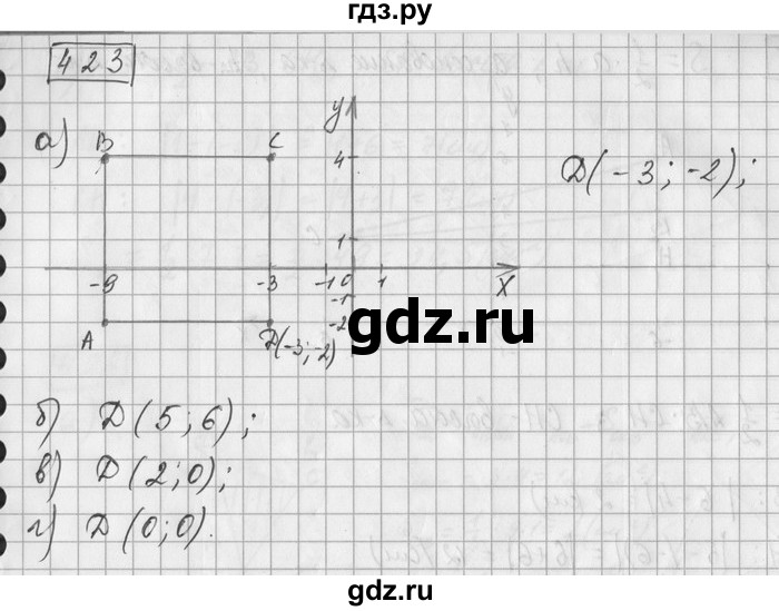 ГДЗ по математике 6 класс Зубарева   номер - 423, Решебник