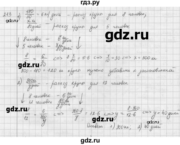 ГДЗ по математике 6 класс  Петерсон  Базовый уровень часть 2 - 213, Решебник к учебнику 2023