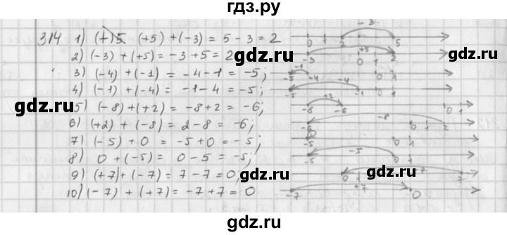 ГДЗ по математике 6 класс  Петерсон  Базовый уровень часть 2 - 314, Решебник к учебнику 2023