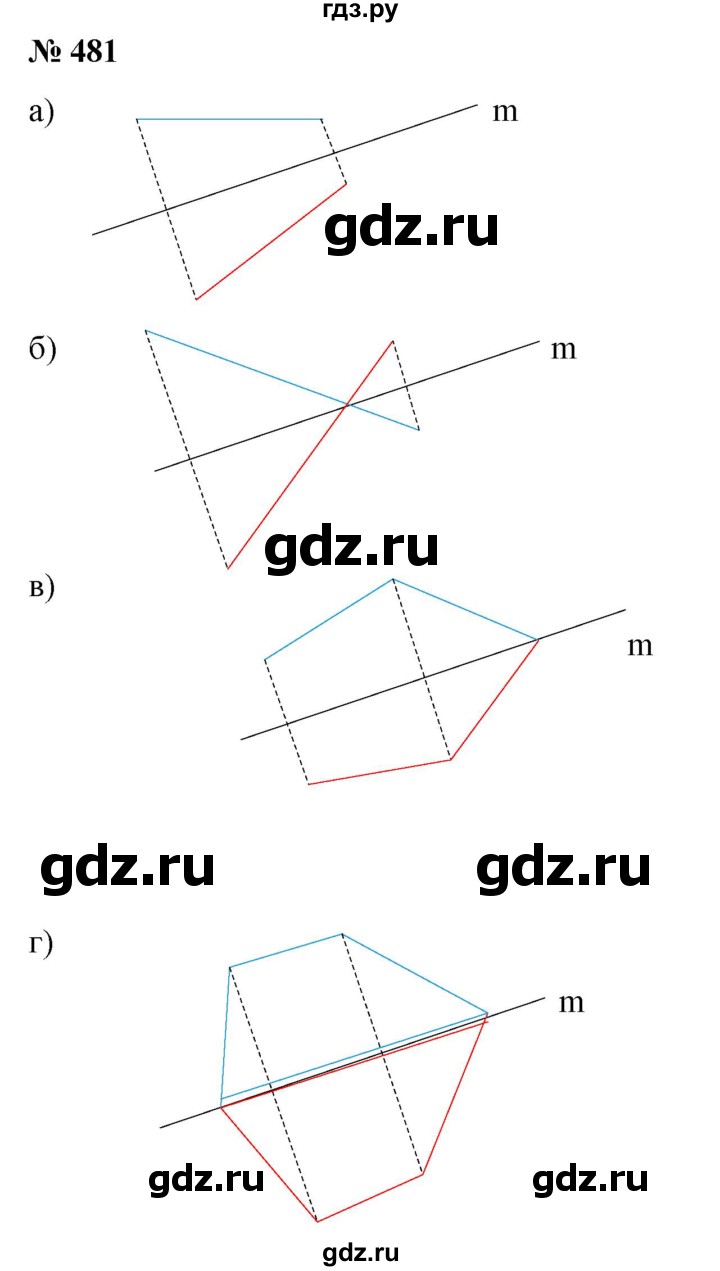 ГДЗ по математике 6 класс  Бунимович   упражнение - 481, Решебник №1 2014
