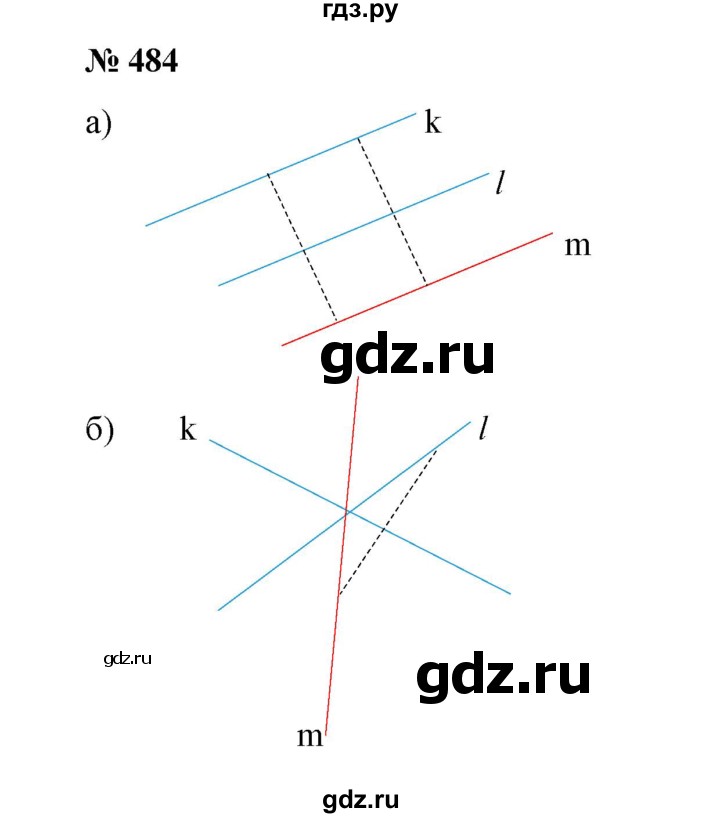 ГДЗ по математике 6 класс  Бунимович   упражнение - 484, Решебник №1 2014