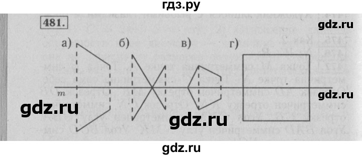 ГДЗ по математике 6 класс  Бунимович   упражнение - 481, Решебник №2 2014