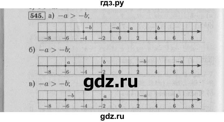 ГДЗ по математике 6 класс  Бунимович   упражнение - 545, Решебник №2 2014