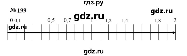ГДЗ по математике 6 класс  Бунимович   упражнение - 199, Решебник 2023