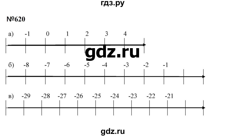 ГДЗ по математике 6 класс  Бунимович   упражнение - 620, Решебник 2023
