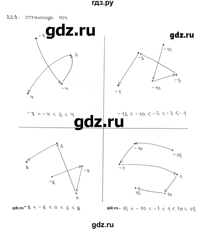ГДЗ по математике 6 класс Бунимович тетрадь тренажёр  упражнение - 229, Решебник №1