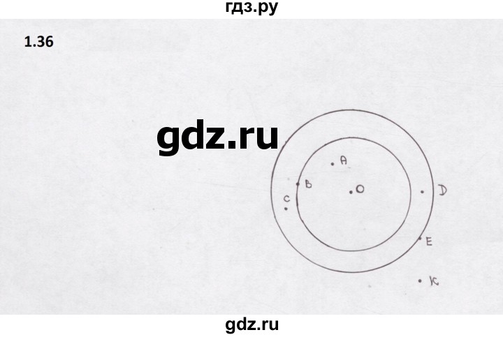 ГДЗ по математике 5 класс  Бунимович рабочая тетрадь (Дорофеев)  глава 1 - 1.36 (36), Решебник 2023