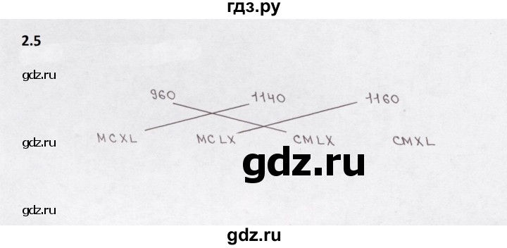 ГДЗ по математике 5 класс  Бунимович рабочая тетрадь (Дорофеев)  глава 2 - 2.5, Решебник 2023