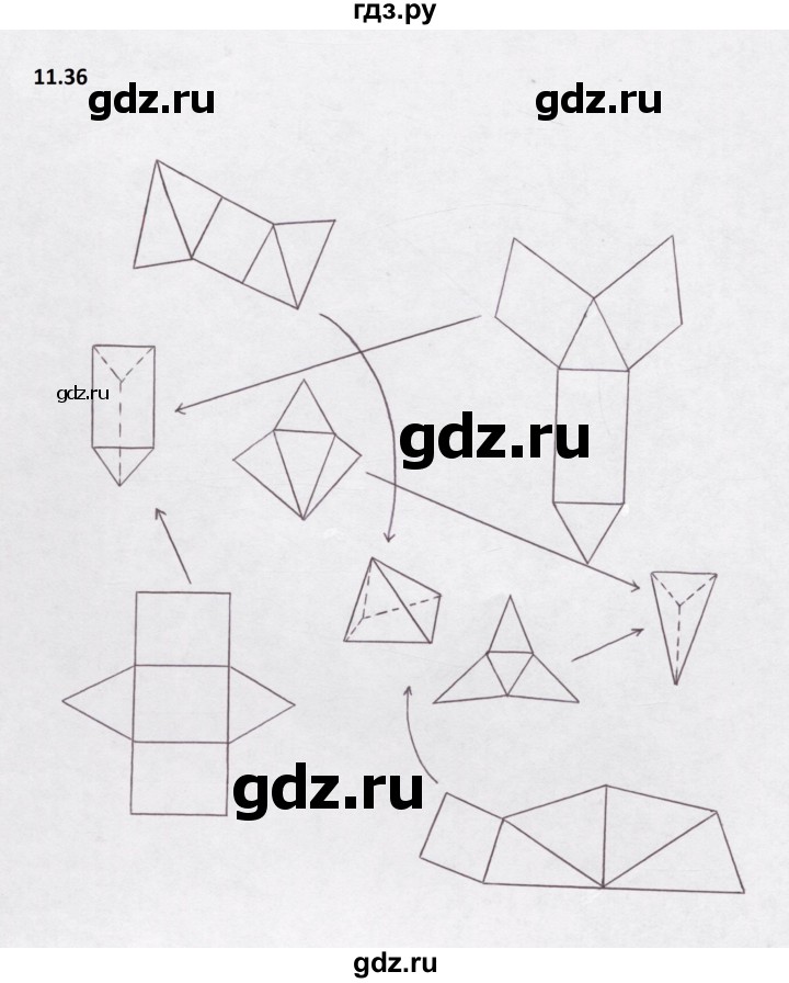 ГДЗ по математике 5 класс  Бунимович рабочая тетрадь (Дорофеев)  глава 11 - 11.36, Решебник 2023