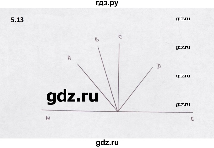 ГДЗ по математике 5 класс  Бунимович рабочая тетрадь (Дорофеев)  глава 5 - 5.13, Решебник 2023
