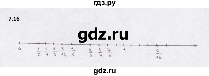 ГДЗ по математике 5 класс  Бунимович рабочая тетрадь (Дорофеев)  глава 7 - 7.16, Решебник 2023