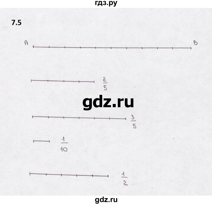 ГДЗ по математике 5 класс  Бунимович рабочая тетрадь (Дорофеев)  глава 7 - 7.5, Решебник 2023