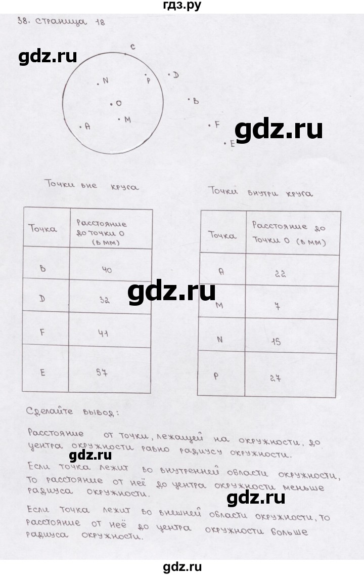 ГДЗ по математике 5 класс  Бунимович рабочая тетрадь (Дорофеев)  глава 1 - 1.38 (38), Решебник №1 2016