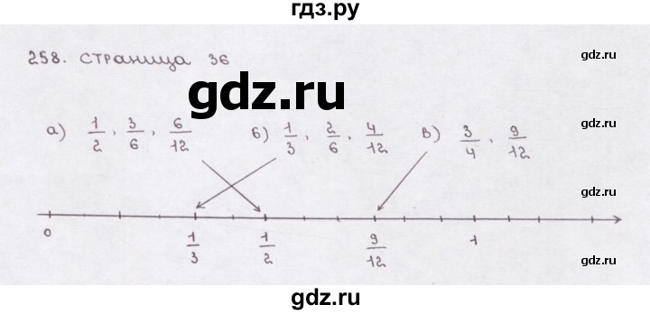 ГДЗ по математике 5 класс  Бунимович рабочая тетрадь (Дорофеев)  глава 8 - (258), Решебник №1 2016