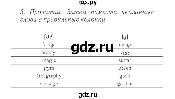 ГДЗ по английскому языку 4 класс Быкова Spotlight  часть 1. страница - 45, Решебник 2015 №2