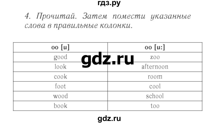 ГДЗ по английскому языку 4 класс Быкова Spotlight  часть 1. страница - 61, Решебник 2015 №2