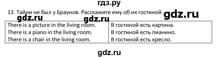 ГДЗ по английскому языку 4 класс  Биболетова Enjoy English  unit 2 / section 1-3 - 13, Решебник №1 2016