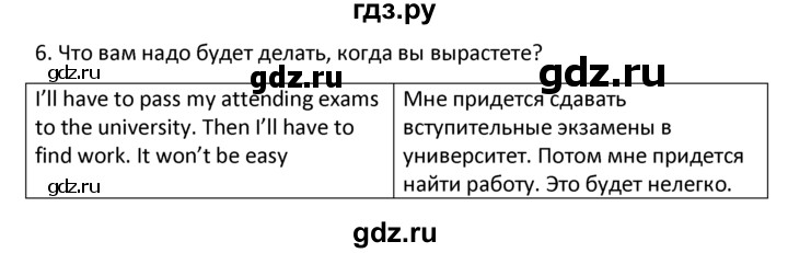 ГДЗ по английскому языку 6 класс  Кузовлев   unit 7 / lessons 3-4 - 6, Решебник к учебнику 2015