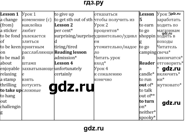 ГДЗ по английскому языку 7 класс Кузовлев   unit 8 / lesson 8 - 1, решебник