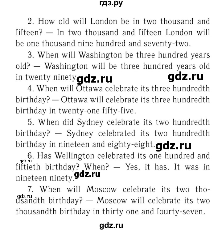 ГДЗ по английскому языку 7 класс  Биболетова Рабочая тетрадь с контрольными работами Enjoy English  страница - 14, Решебник 2016 №2
