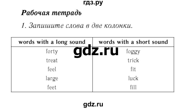ГДЗ по английскому языку 7 класс  Биболетова Рабочая тетрадь с контрольными работами Enjoy English  страница - 15, Решебник 2016 №2