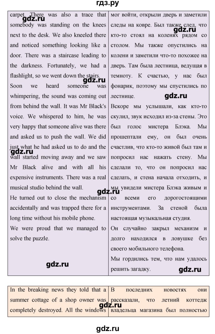 ГДЗ по английскому языку 8 класс Гроза New Millennium  страница - 121, Решебник