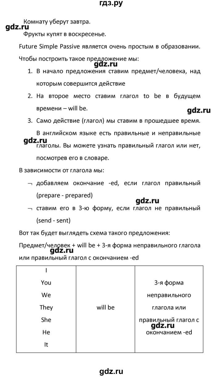 ГДЗ по английскому языку 8 класс  Афанасьева новый курс (4-ый год обучения)  страница - 234, Решебник №1