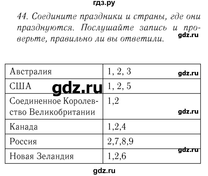 ГДЗ по английскому языку 8 класс  Биболетова Enjoy English  страница - 110, Решебник №2 2015