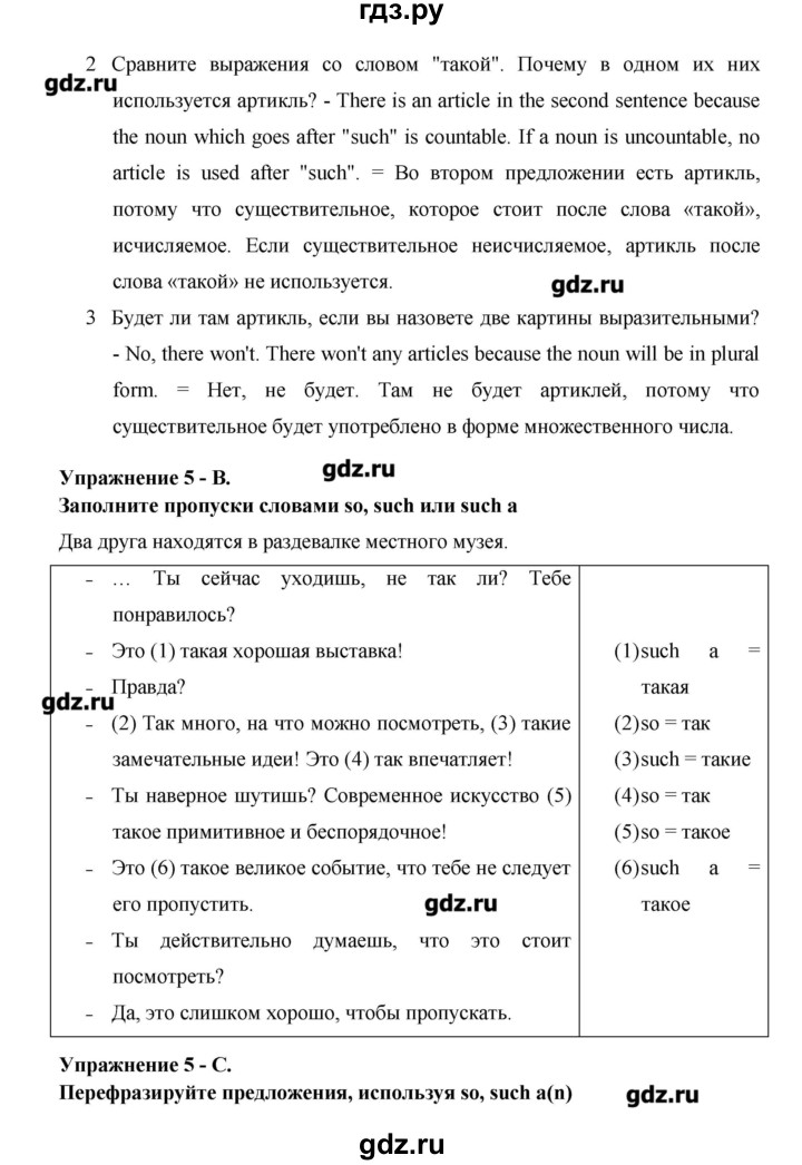 ГДЗ по английскому языку 11 класс Гроза New Millennium  страница - 111, Решебник №1