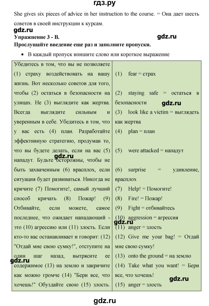 ГДЗ по английскому языку 11 класс Гроза New Millennium  страница - 125, Решебник №1