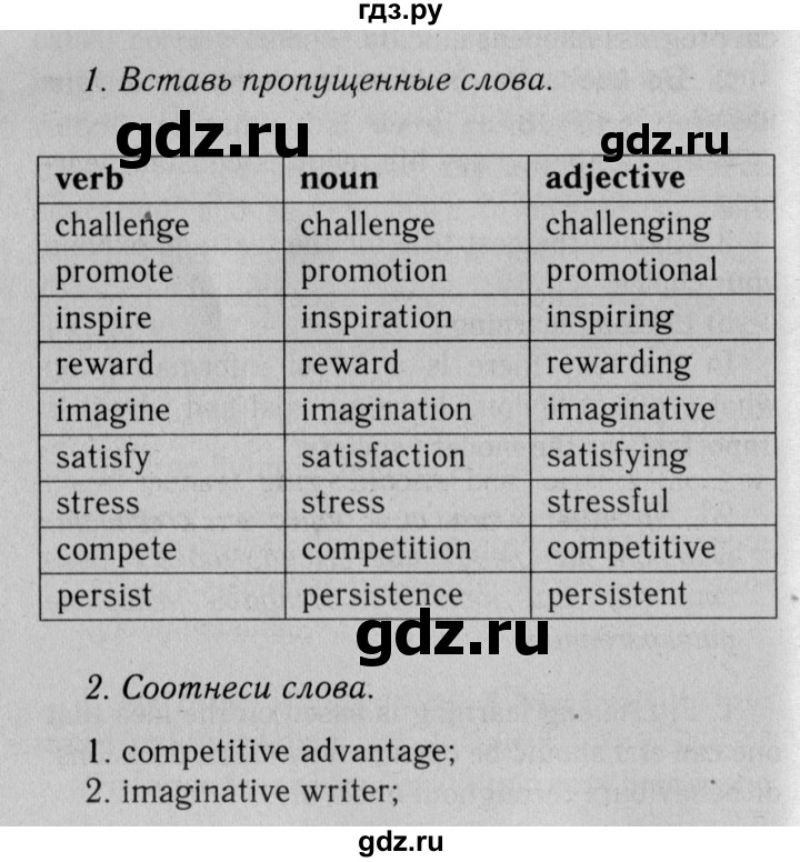 ГДЗ по английскому языку 11 класс  Биболетова рабочая тетрадь Enjoy English  страница - 35, Решебник №2 2013 (тетрадь №1)