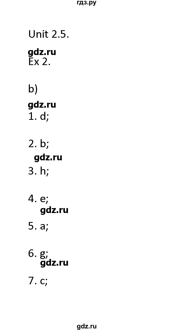 ГДЗ по английскому языку 11 класс Баранова Звездный английский Углубленный уровень module 2 / unit 2.5 - 2, Решебник