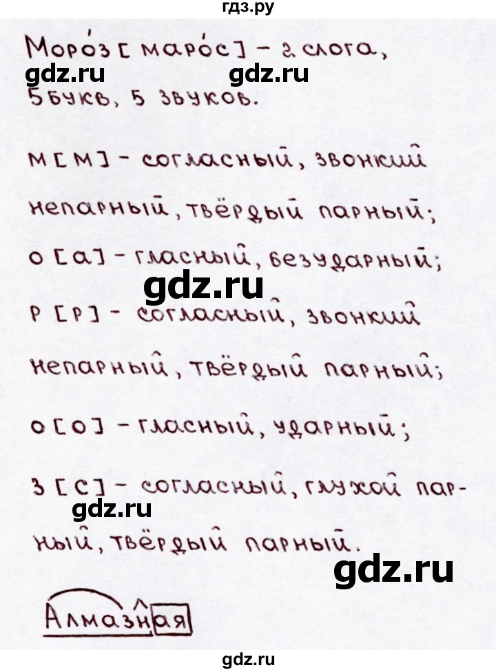 ГДЗ по русскому языку 3 класс  Канакина   часть 1 / упражнение - 215, Решебник 2015 №3