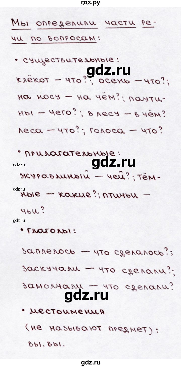 ГДЗ по русскому языку 3 класс  Канакина   часть 1 / упражнение - 90, Решебник 2015 №3