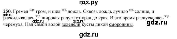 ГДЗ по русскому языку 3 класс Канакина, Горецкий часть 2 - ответ на номер 250, Решебник 2025
