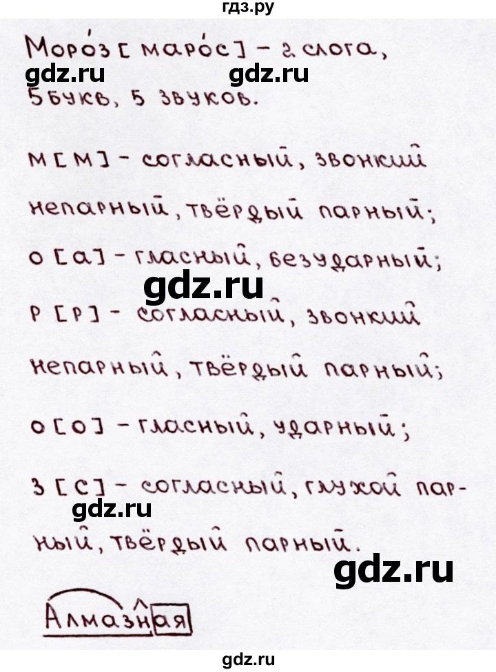 ГДЗ по русскому языку 3 класс Канакина, Горецкий часть 1 - ответ на номер 215, Решебник 2015 №3